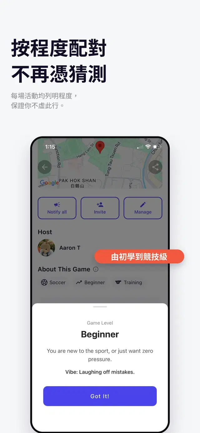 按程度參與
